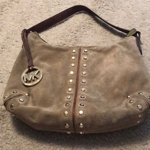 Suede Michael Kors hobo